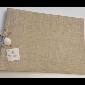Pottery Barn Raffia Scrapbooks